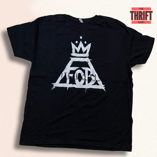 FOB Black Crown Oversized Tee | Made in UK