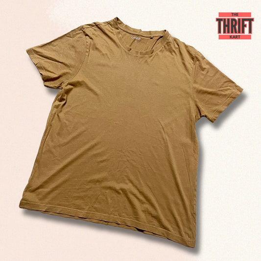 George Casual Mud Brown Tee | Made in England