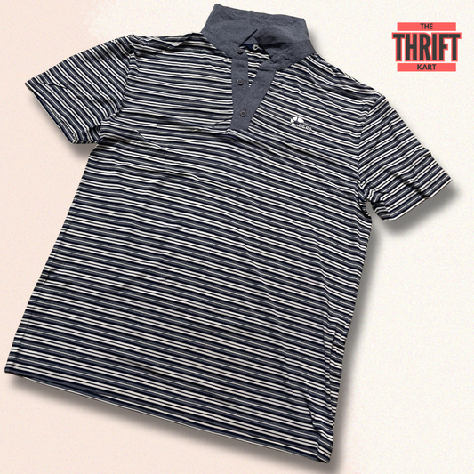 Nepa Striped Classic Polo T-Shirt | Made in Korea