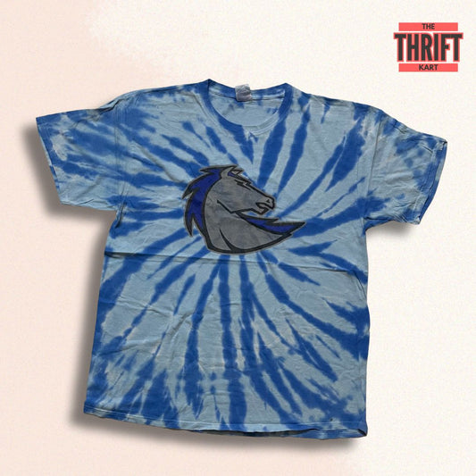 Port & Company Tie & Dye Printed Oversized Tee | Made in US