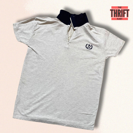 Gowara Chained White Biker Shirt | Made in Turkey
