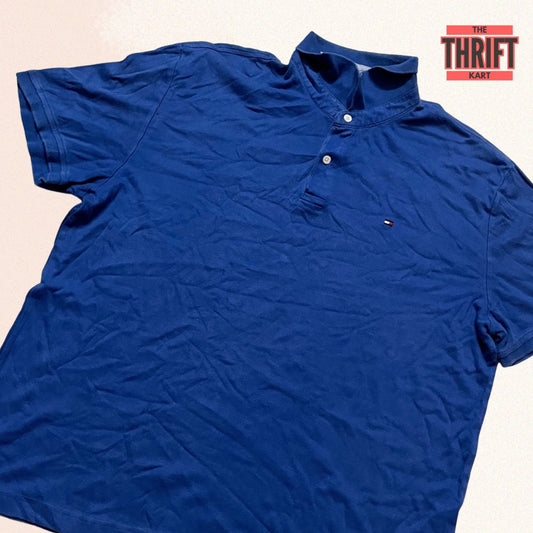 Tommy Hilfiger Classic Blue Polo | Made in Italy