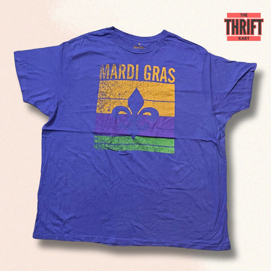 Mardi Gras Tri-Coloured Oversized | Made in Spain