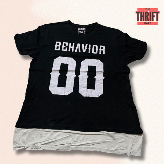 FSBN Oversized Black & White Tee | Made In Bangladesh