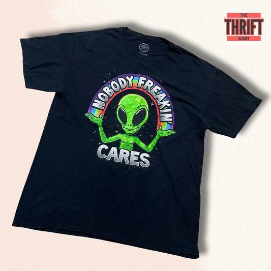 DOMS Nobody Cares Alien Tee | Made in USA