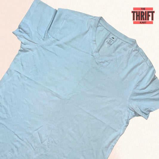 H&M Regular Fit Blue T-Shirt | Made in USA