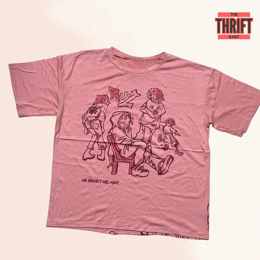 The Thrift Kart Doodle Oversized Tee | Made in China