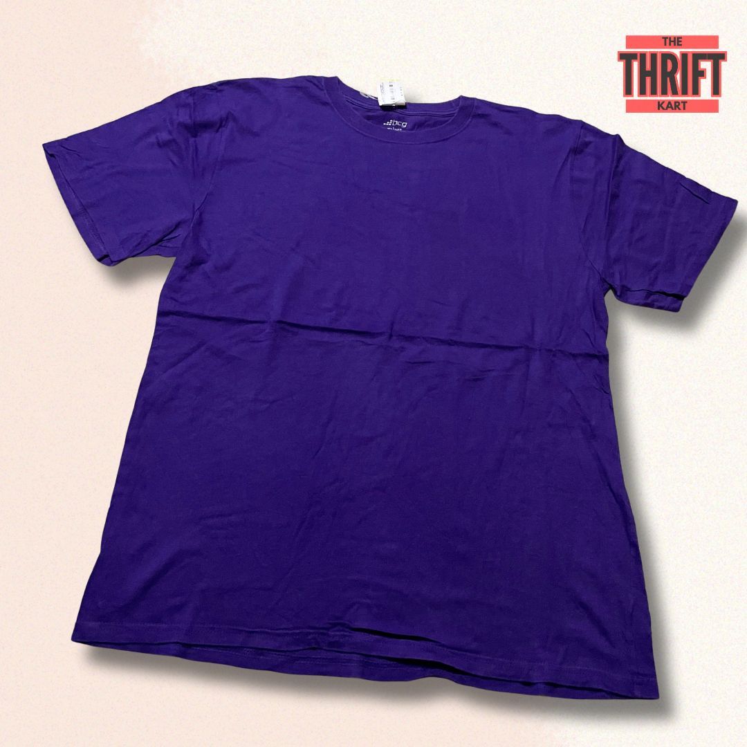 BCG Solid Blue Oversized Tee | Made In US