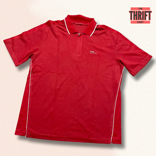 Mind Bridge Sports Sleek Red Polo | Made in England