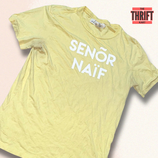 L.O.G.G Senor Naif Creme T-Shirt | Made in Mexico