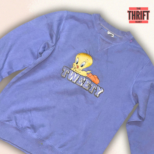 Warner Bros Official Tweety Sweatshirt | Made in USA