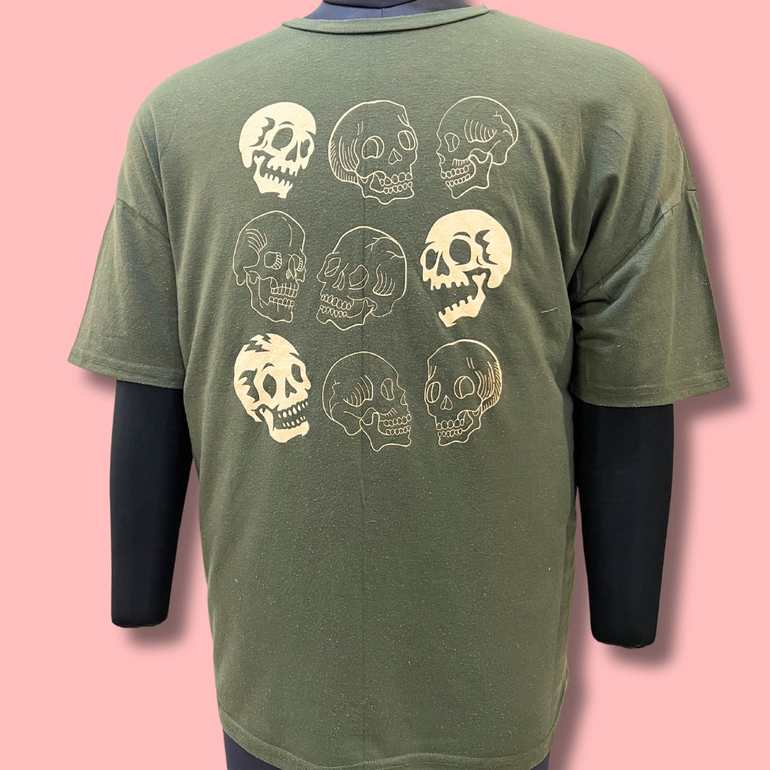 SHEIN Oversized Skull T-Shirt | Made in China