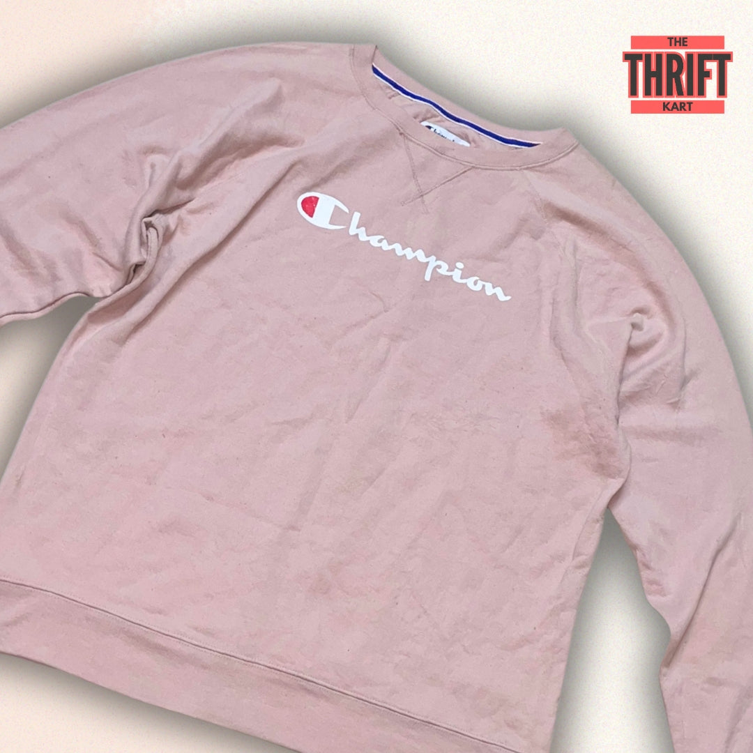 Champion Official Pink Sweatshirt | Made in USA
