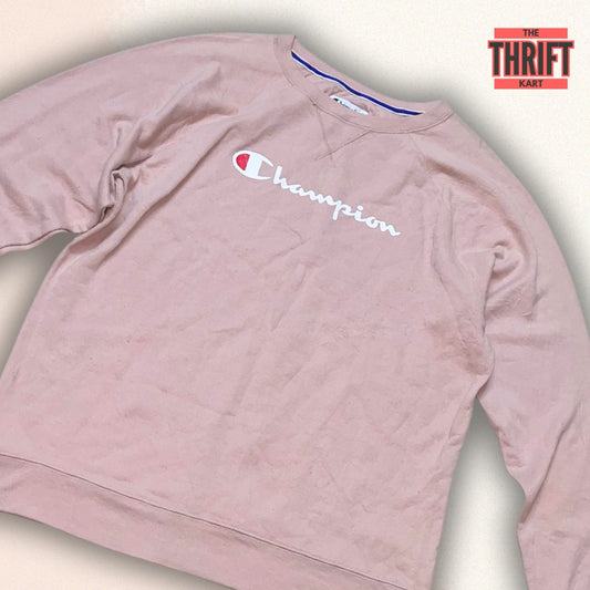 Champion Official Pink Sweatshirt | Made in USA