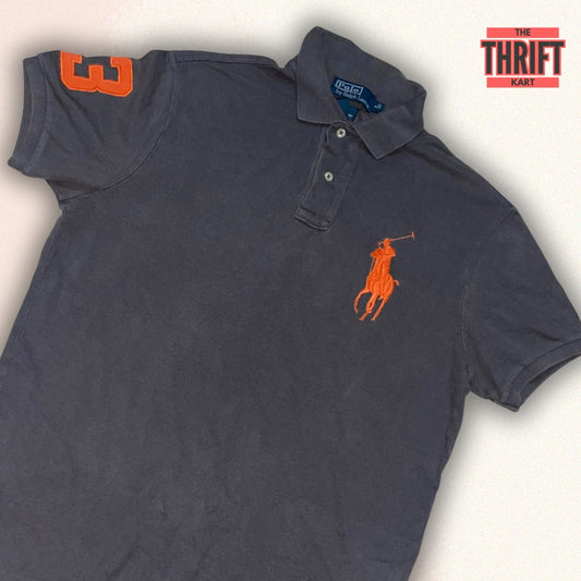 Ralph Lauren Bougee Grey Polo | Made in USA