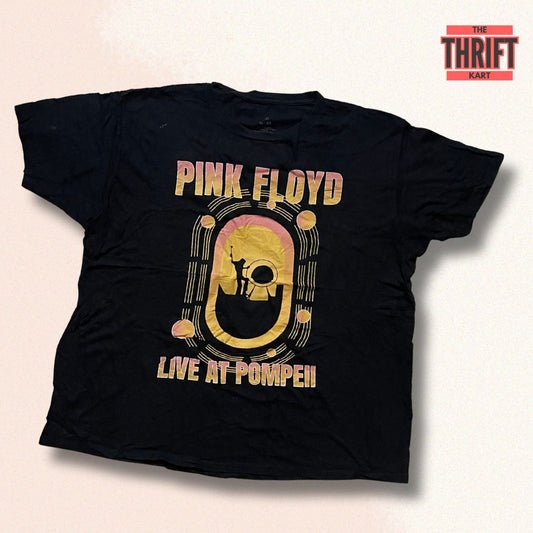 The Thrift Kart Black Graphic Oversized Tee | Made In China
