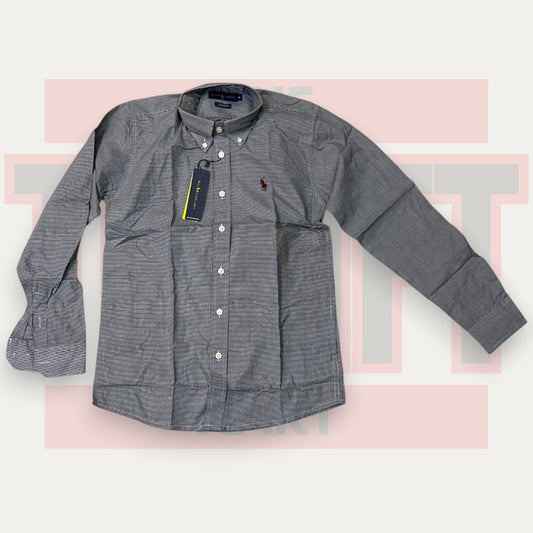 Ralph Lauren Thin Lines Shirt | Made in Scotland