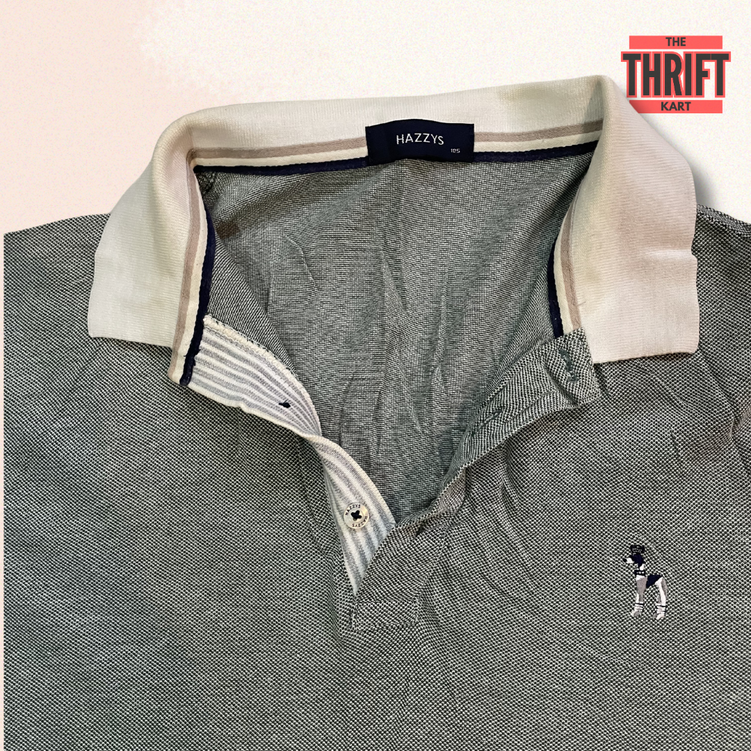 Hazzy's Solid Dual Tone Polo | Made in Korea