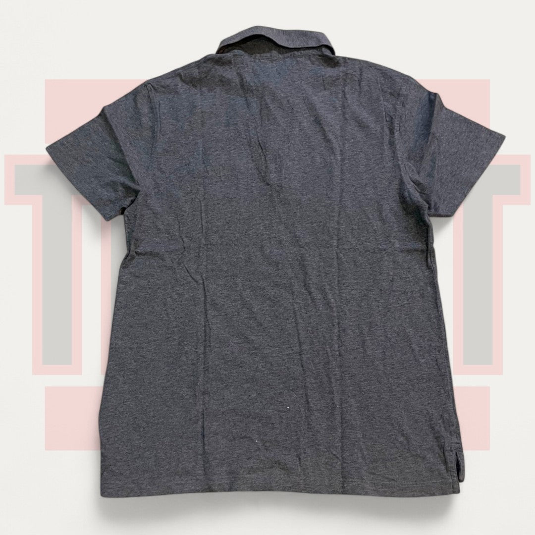 Giordano Chic Grey Solid Polo | Made in USA