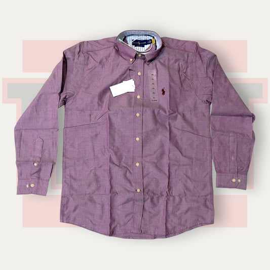 Ralph Lauren Casual Pink Shirt | Made in USA