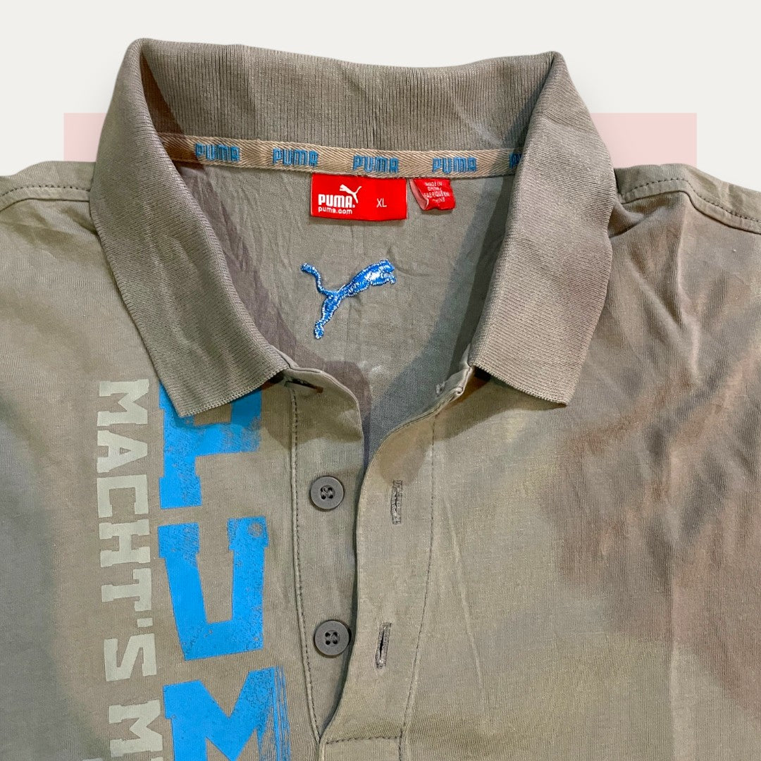 Puma Vintage Faded Letter Polo | Made in Finland