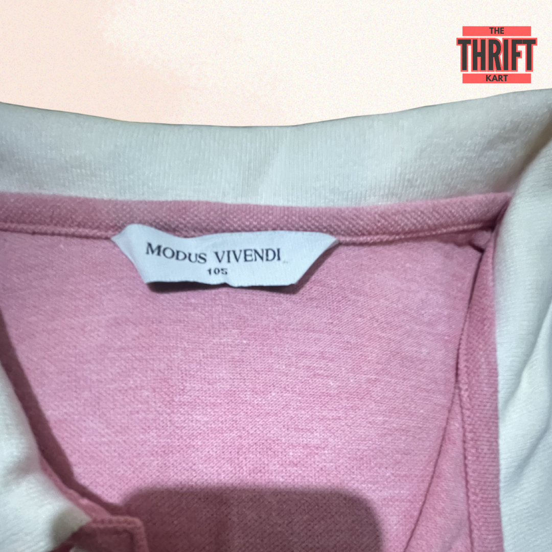Modus Vivendi Polo T-Shirt XL Dual Tone Pink | Made in Korea