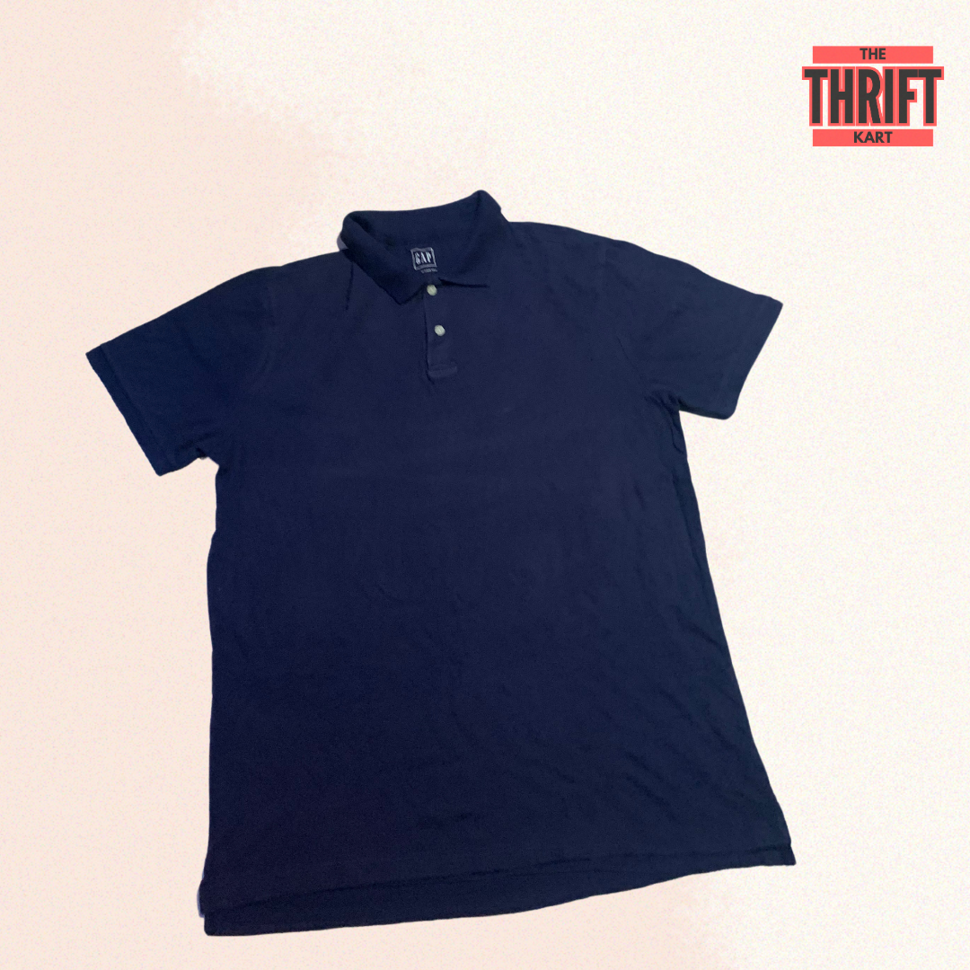 GAP Large Blue Half Sleeves Shirt | Made in USA