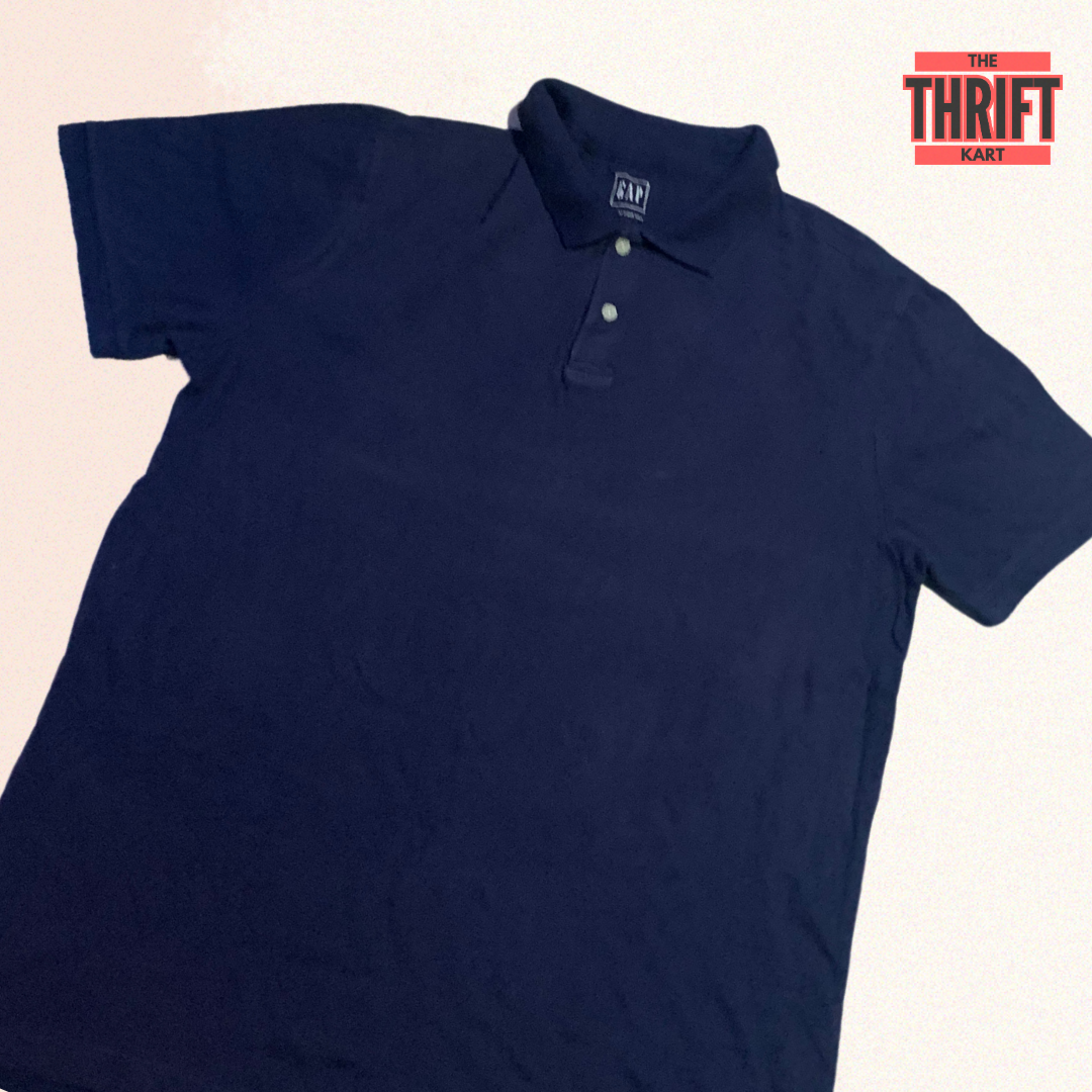 GAP Large Blue Half Sleeves Shirt | Made in USA