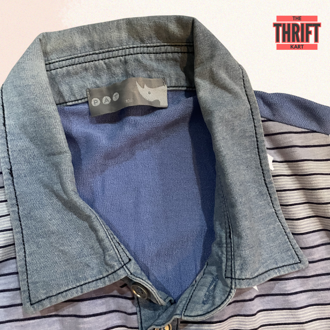 Pat Stripped Polo Tee | Made in Korea