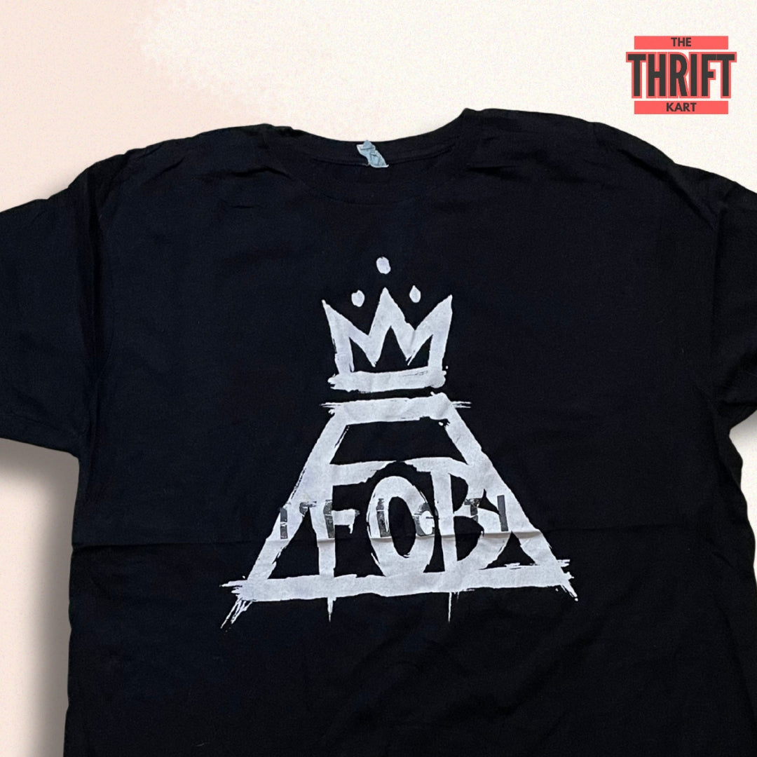 FOB Black Crown Oversized Tee | Made in UK