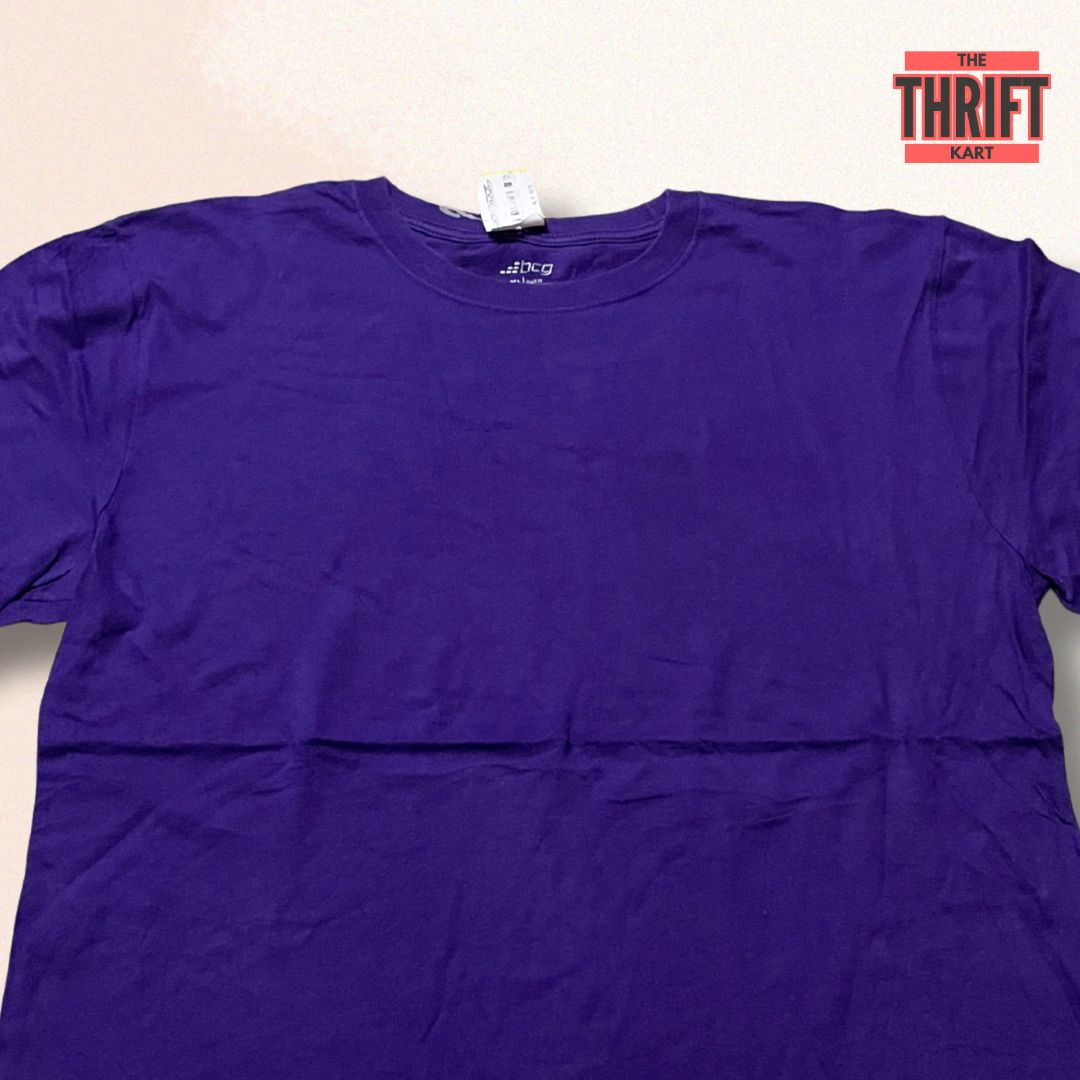 BCG Solid Blue Oversized Tee | Made In US