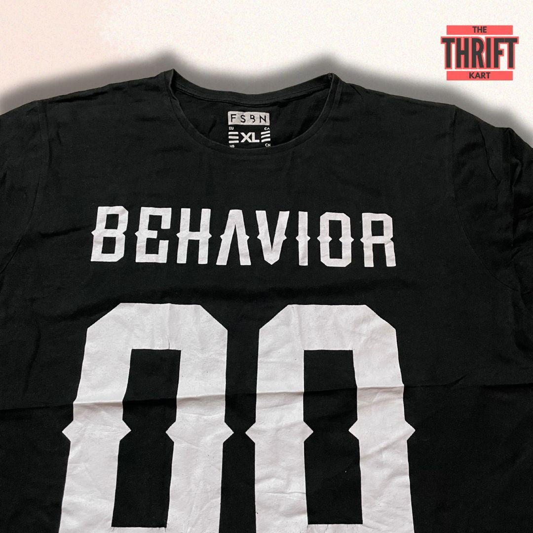 FSBN Oversized Black & White Tee | Made In Bangladesh