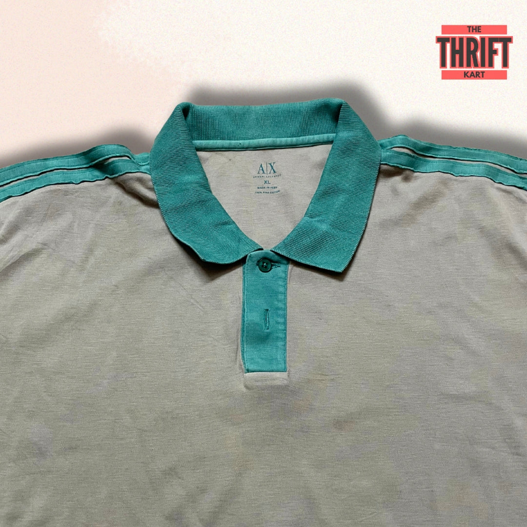 Armani Exchange Rugged Vintage Polo | Made in Italy