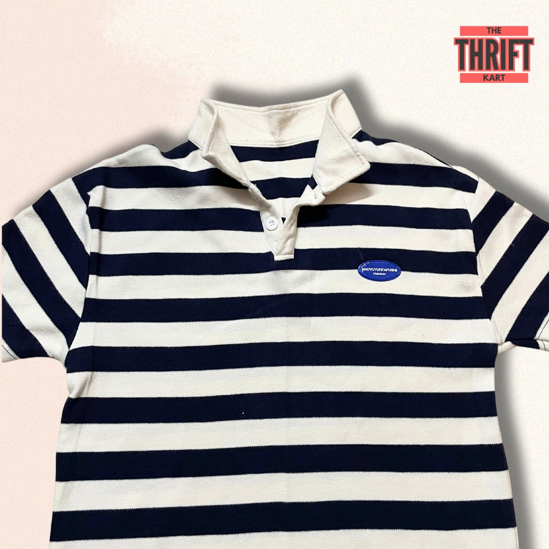 HaoyuyuFafushi Official Striped Polo | Made in Japan