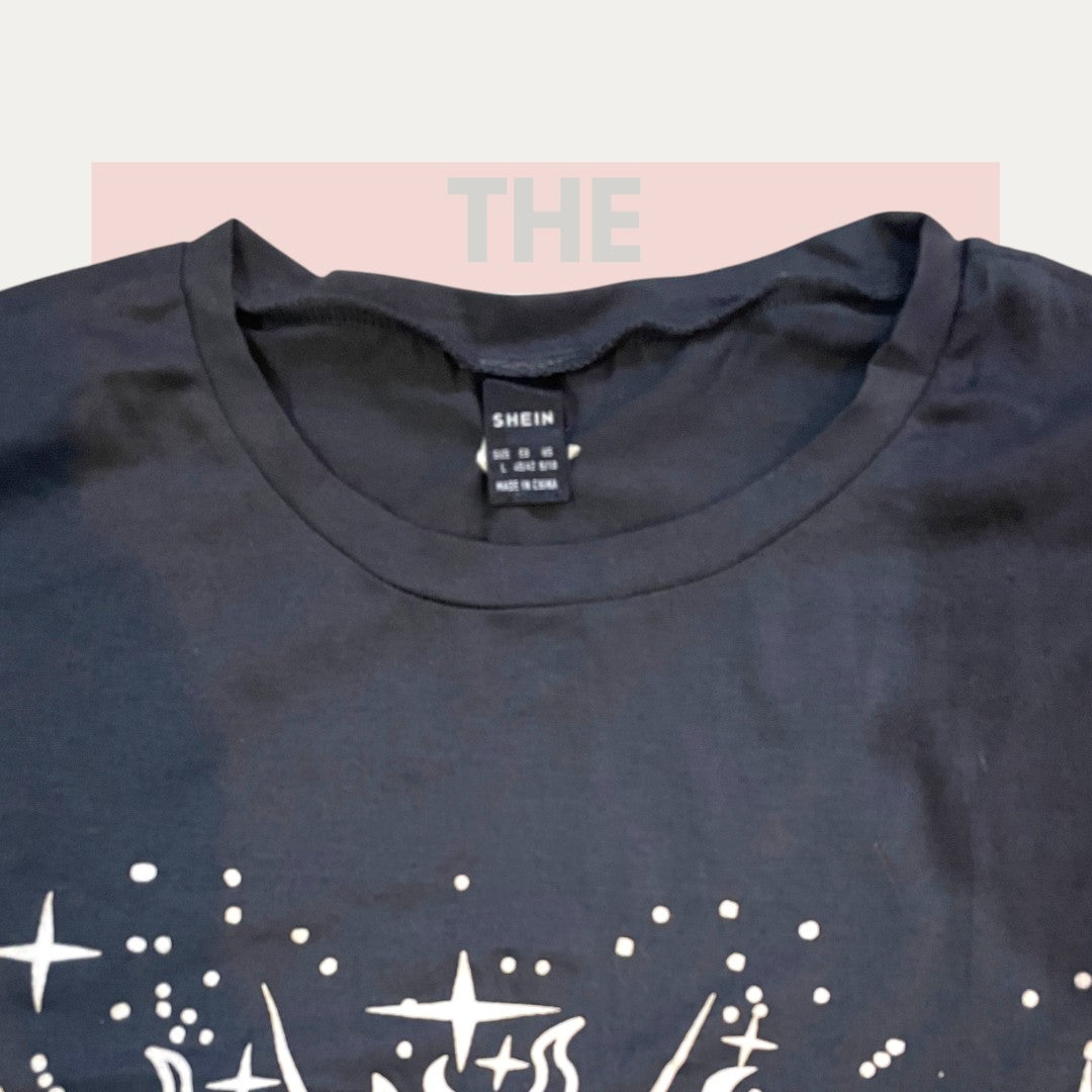 Shein Over Starry Oversized Tee | Made in Japan