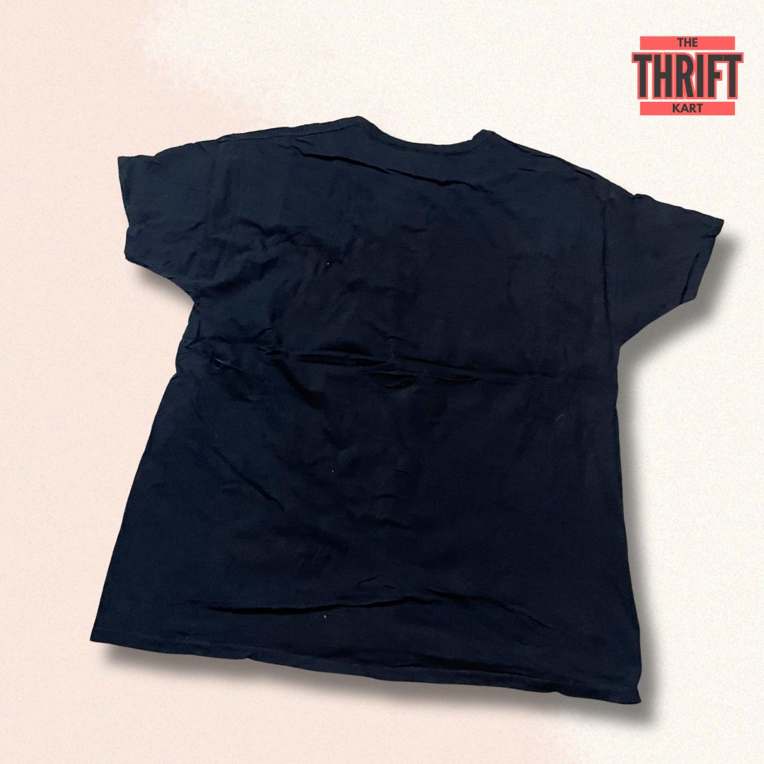 The Thrift Kart All Black Oversized Tee | Made in India