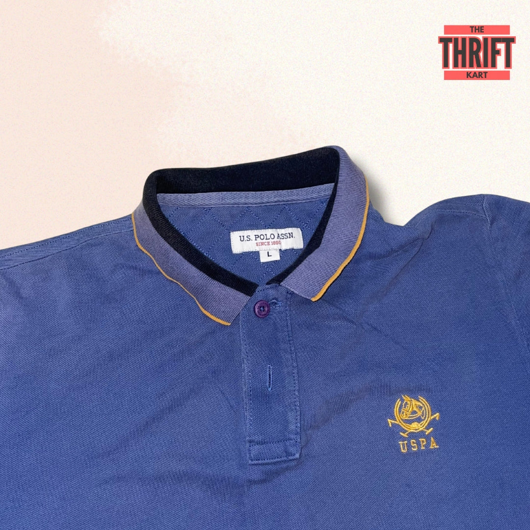 US Polo Assn. Blue Polo Shirt | Made in Italy