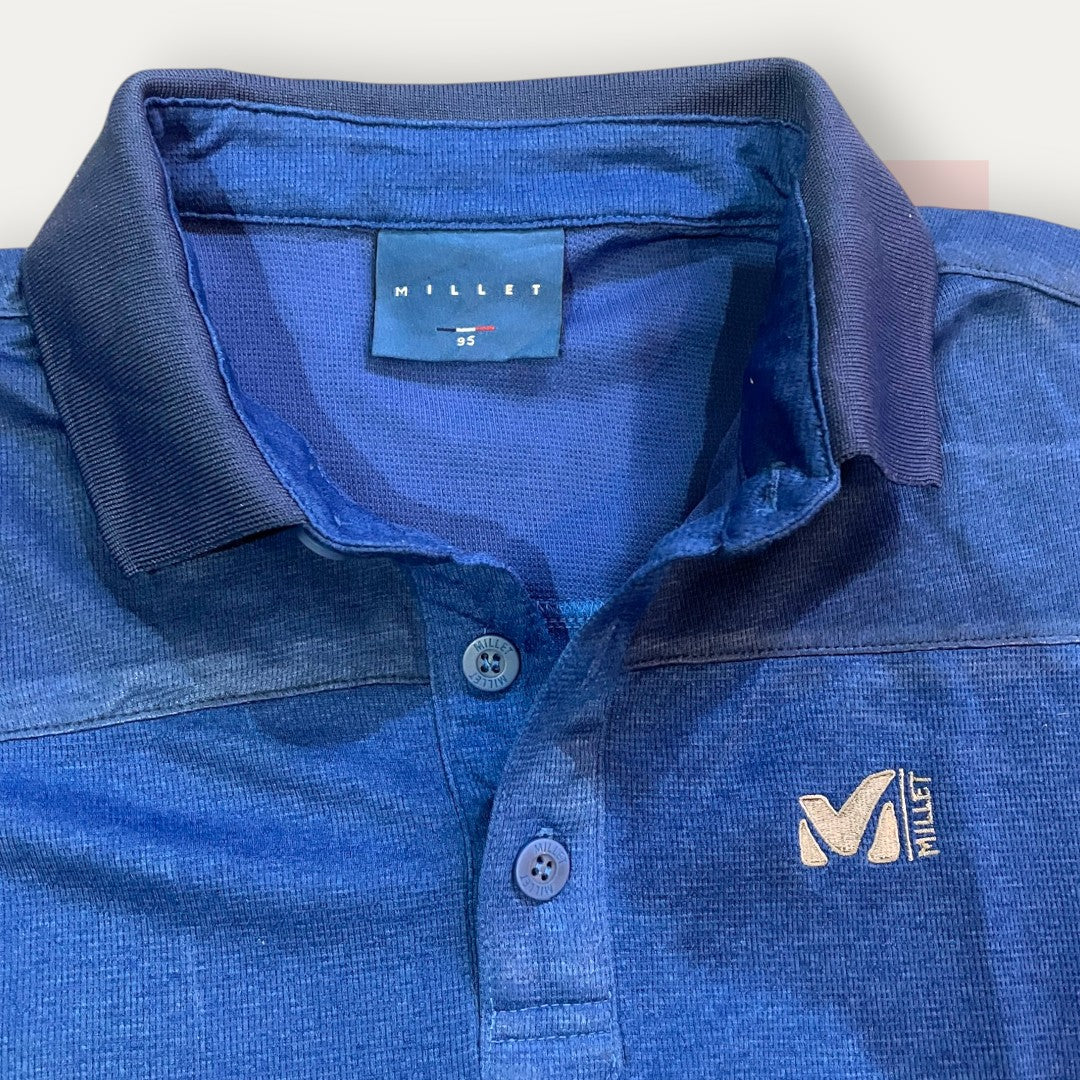 Millet Blue Tint Active Polo | Made in Korea