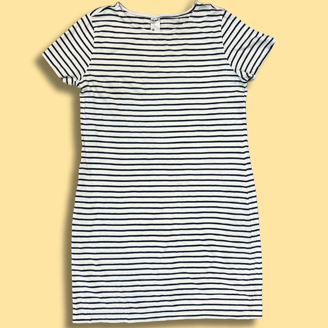 Anko Striped White Dress | Made in Australia