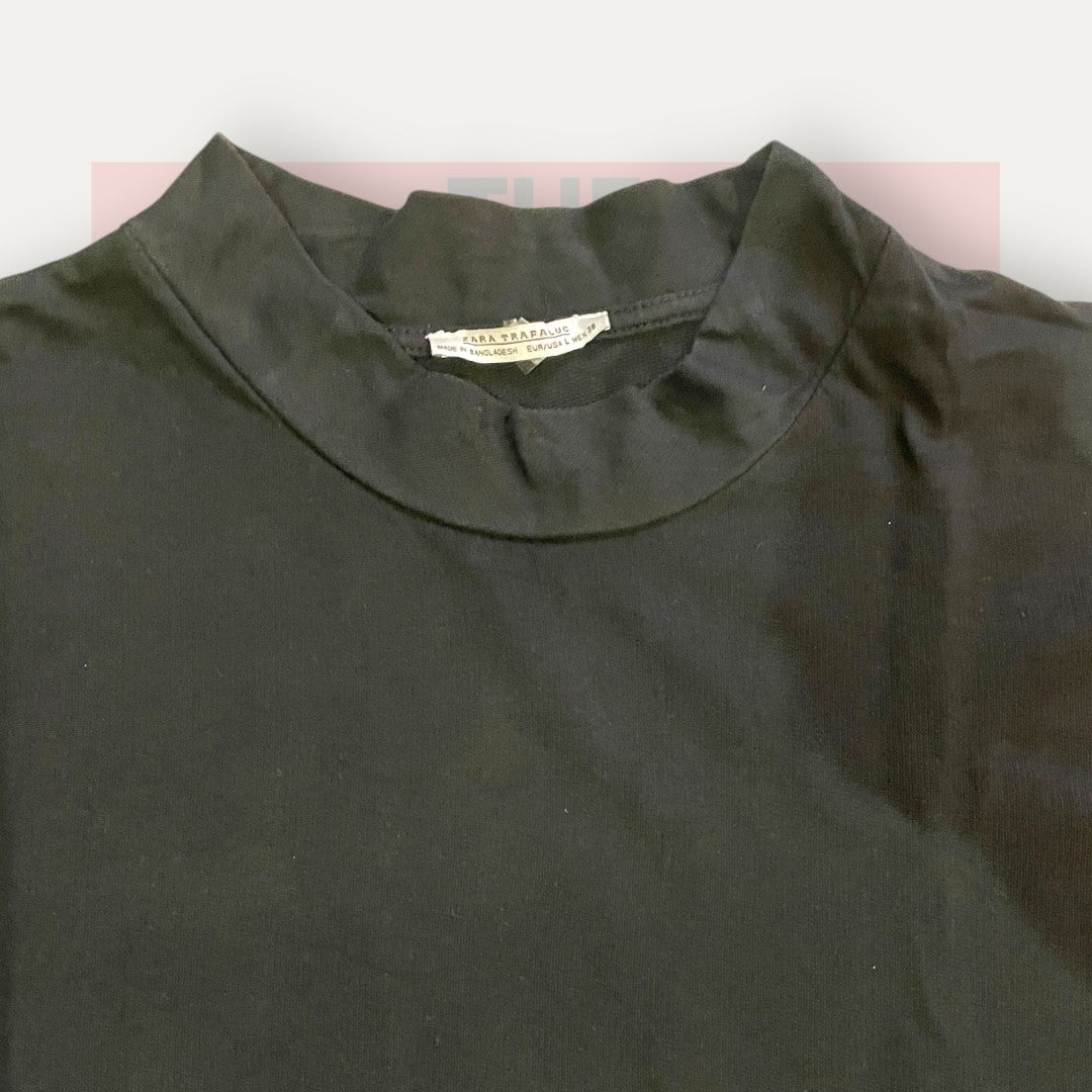 Zara Trafaluc Mock Neck Tee | Made in Bangladesh