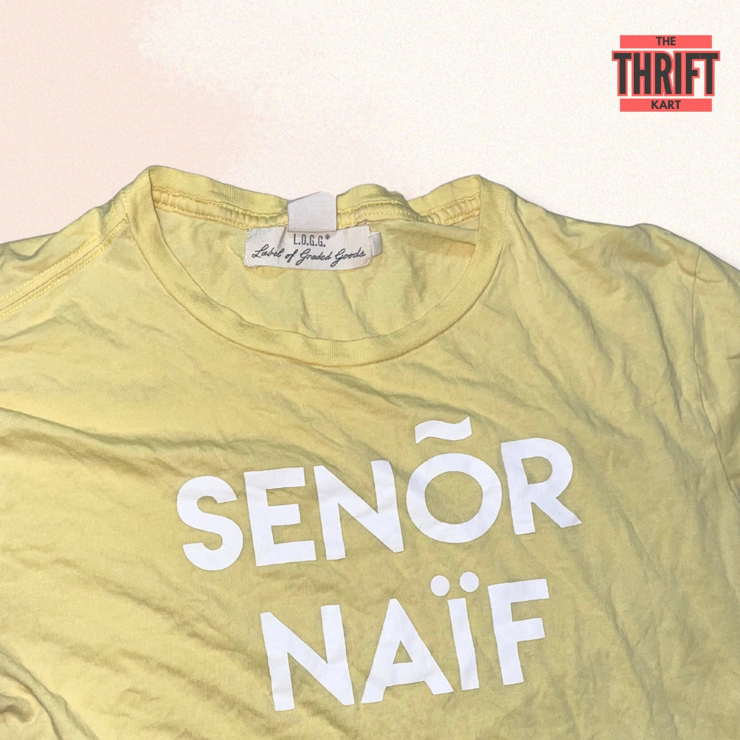 L.O.G.G Senor Naif Creme T-Shirt | Made in Mexico
