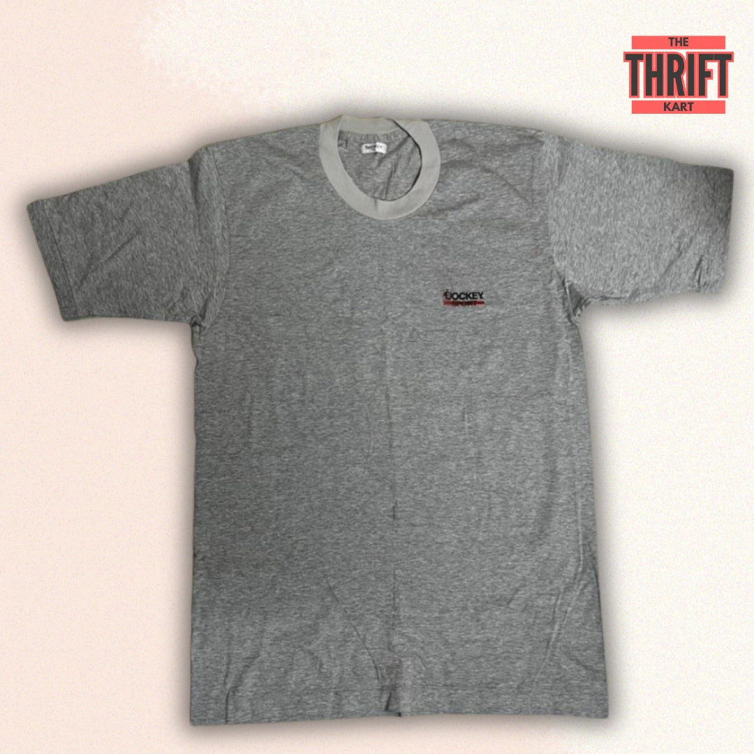 Jockey International Pure Grey T-Shirt | Made in USA