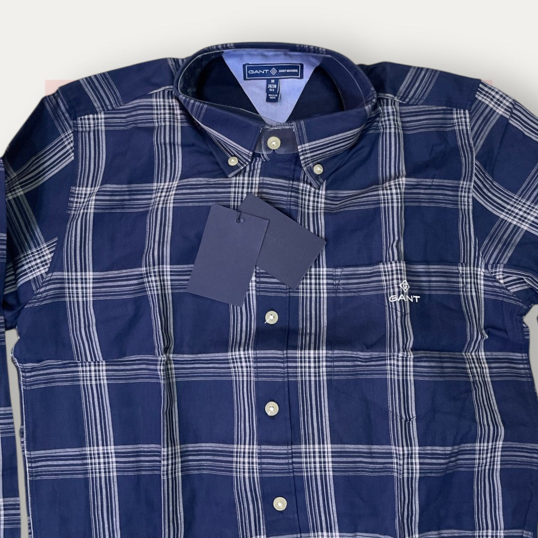 Gant Blue Chess Shirt | Made in Germany