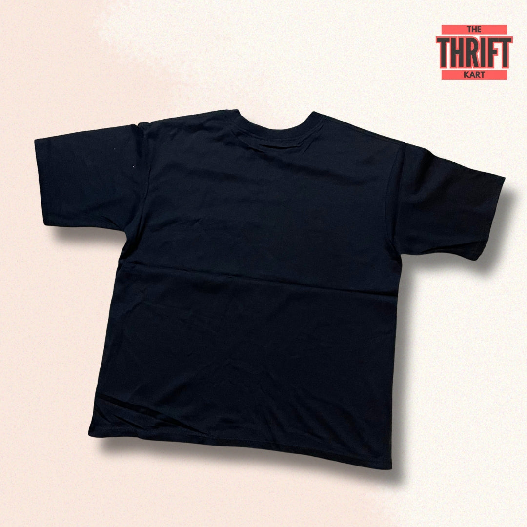 Simply Basic Black Oversized Tee | Made in Australia