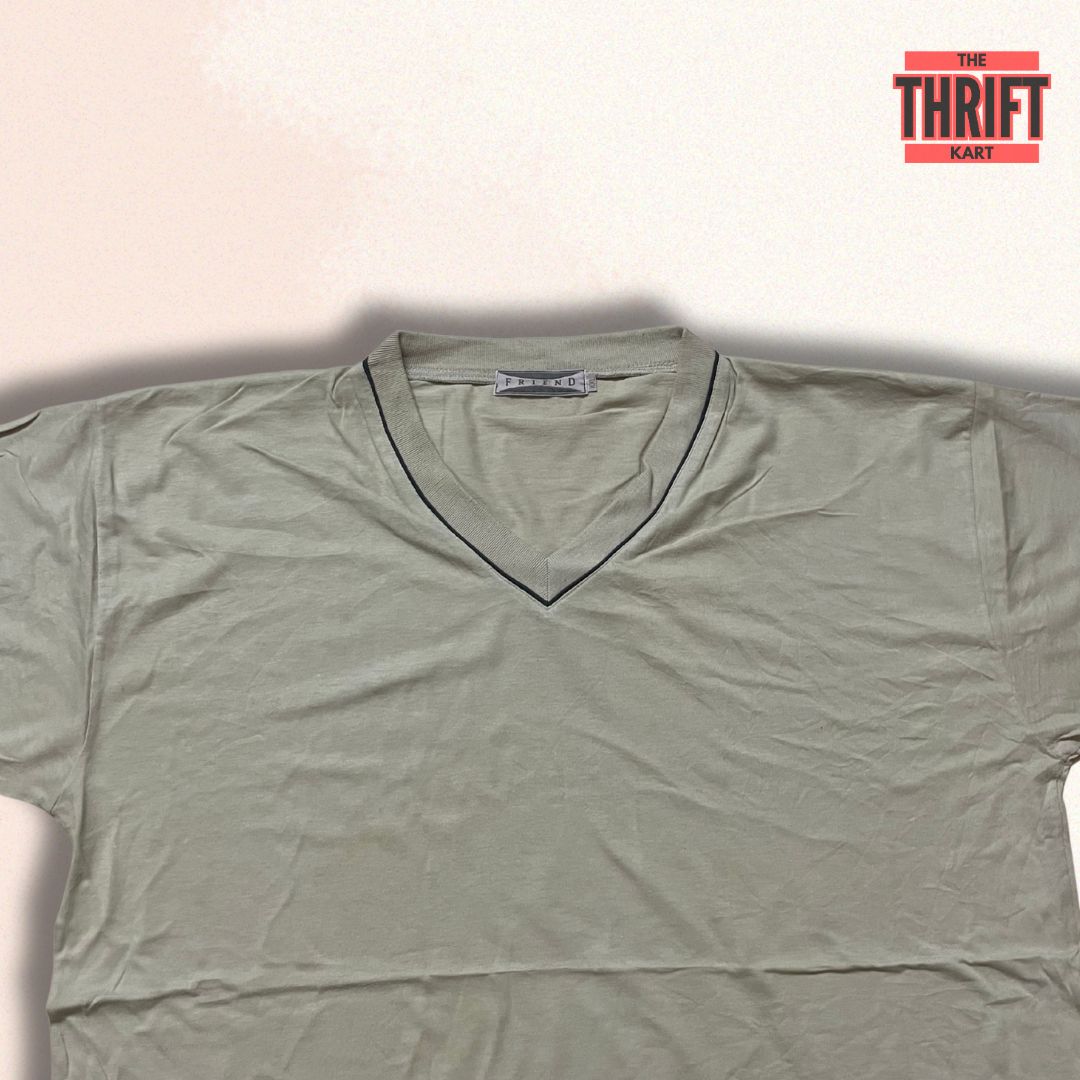 Friend Classic Solid V-Neck Polo Tee | Made In Bangladesh