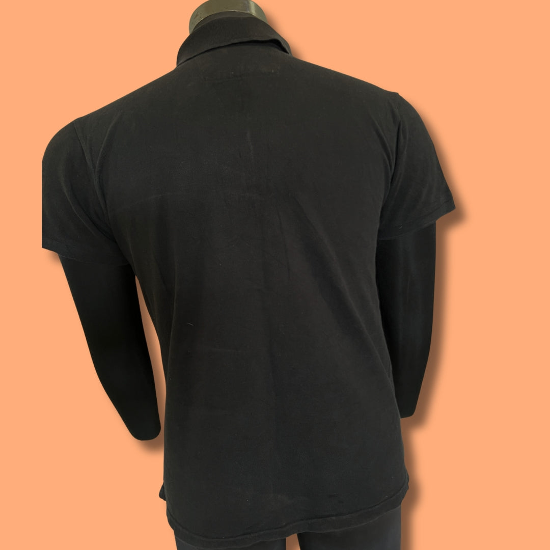 Lee Pure Black Polo | 100% Affordable Thrift Clothing