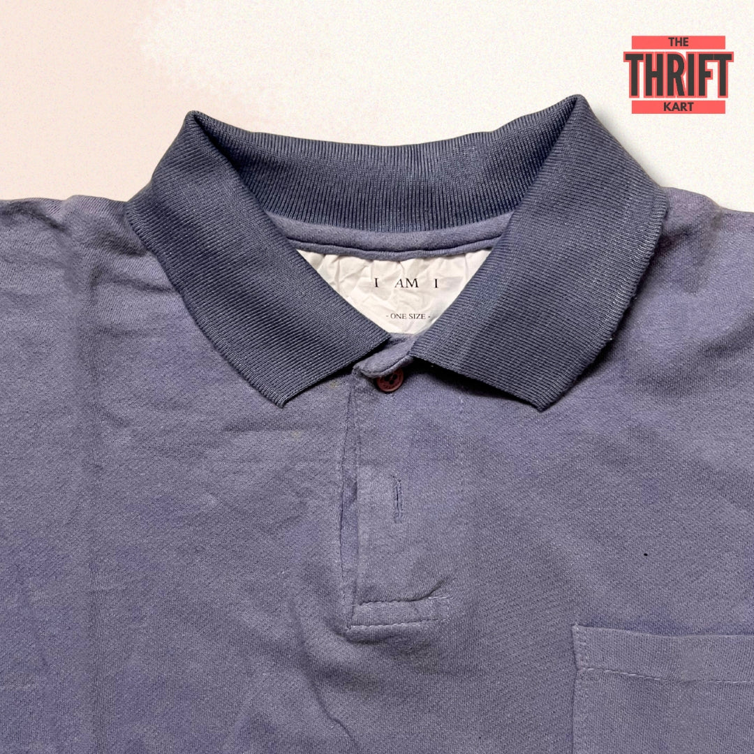 I AM I Dual Grey Tone Polo | Made in USA