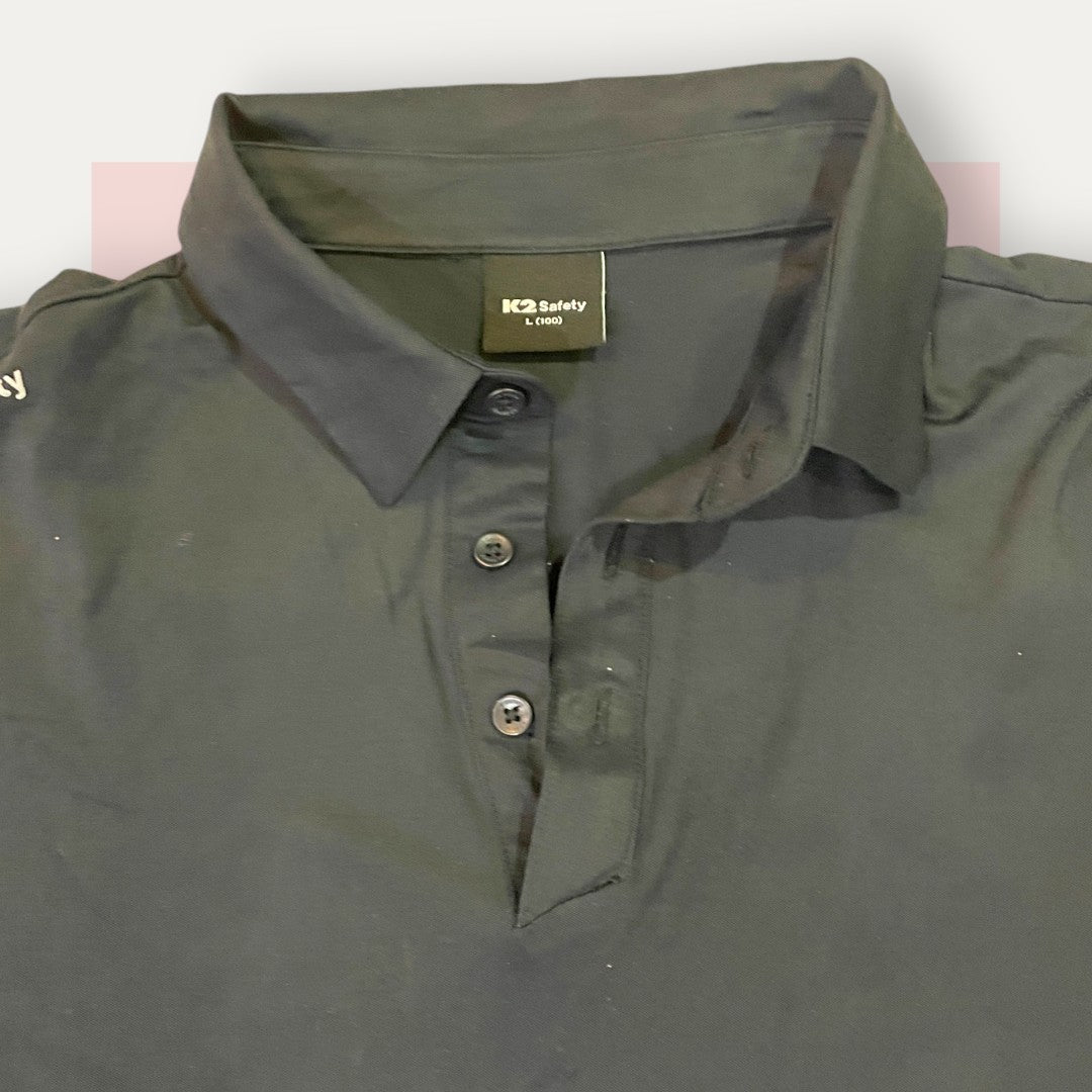 K2 Safety Naughty Black Polo | Made in Italy