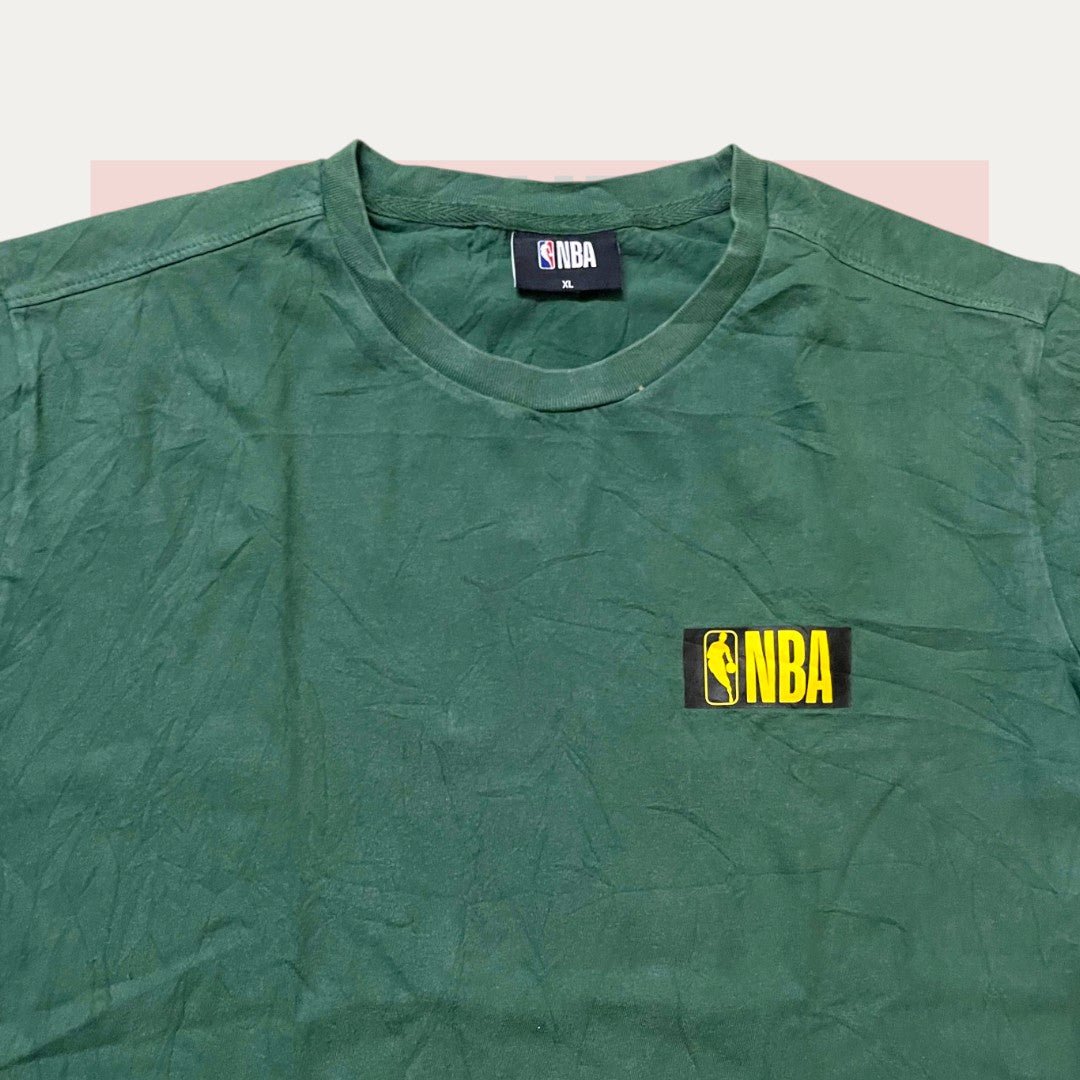 NBA Official Olive Tee | Made in USA