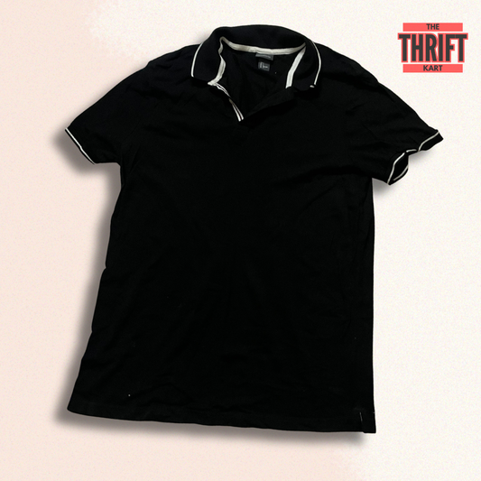 H&M Solid Cotton Polo | Made in Vietnam